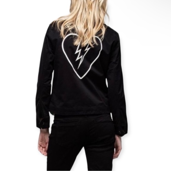 Zadig & Voltaire Kavy Spi Military Jacket - Picture 2 of 5